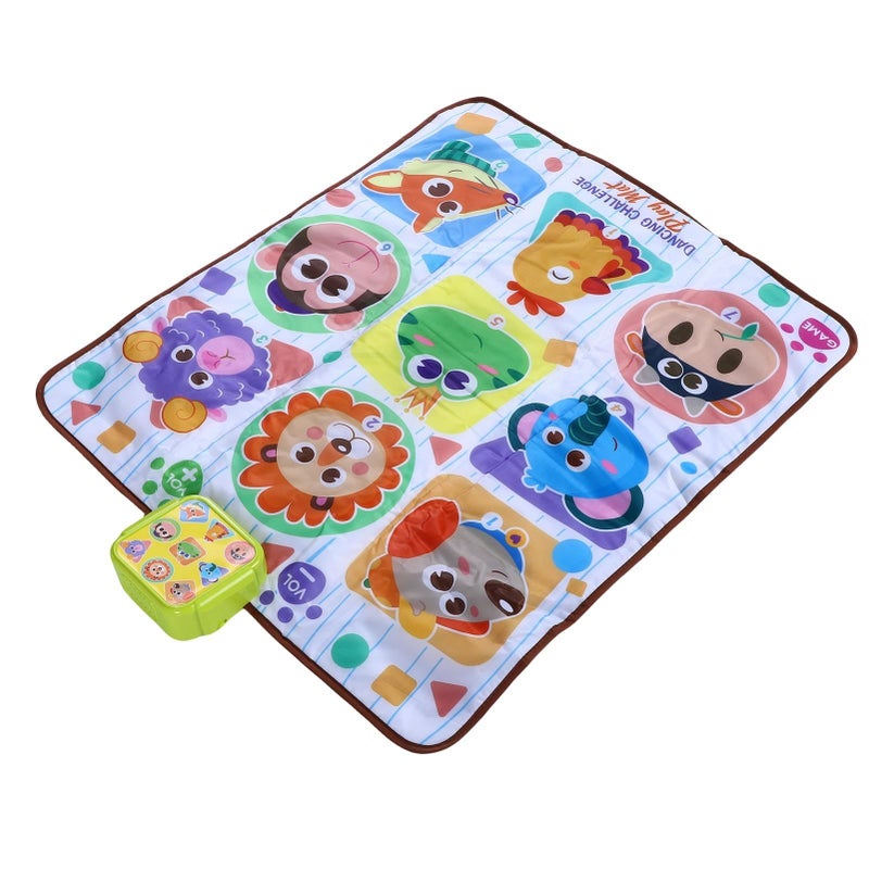 Kids Dance Mat With Antislip Bottom Electronic Lightup Music Pad For Girls And Boys Ages 7 And Up Adjustable Difficulty Levels Easy To Clean - Image 5
