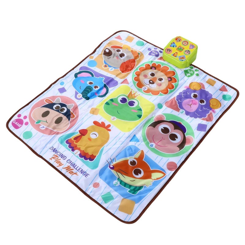 Kids Dance Mat With Antislip Bottom Electronic Lightup Music Pad For Girls And Boys Ages 7 And Up Adjustable Difficulty Levels Easy To Clean - Image 3