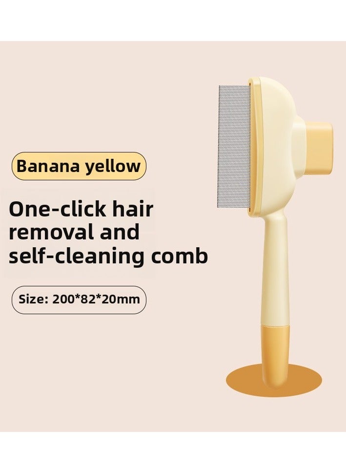 Goolsky Pet Hair Care Knot-Opening Comb – Universal Dematting Loose Hair-Removing Grooming Brush for Cats and Dogs - Image 2