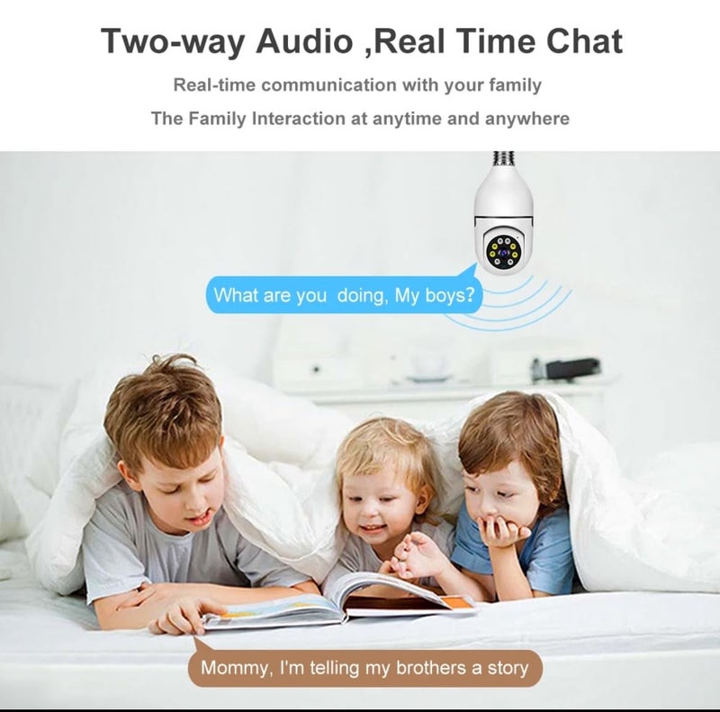 Fire Turtle Smart Security Shape 360 Camera 1080p Wireless PTZ CCTV Easy Install Indoor Night Light VisionMotion Sensor Lights 24x7 RecordingTwo Way Talk Mic R02 - Image 5