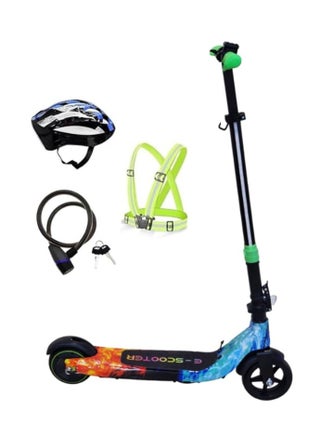 Foldable Electric Scooter, 350W Motor, 24V 4.5Ah Battery, 19 km/h Speed, Adjustable Handle, 60kg Weight Limit, blue - pzsku/Z82BAC1926BCEE54027E9Z/45/_/1730993634/a6c0b6f7-af18-4099-93f7-fa18777b4eba