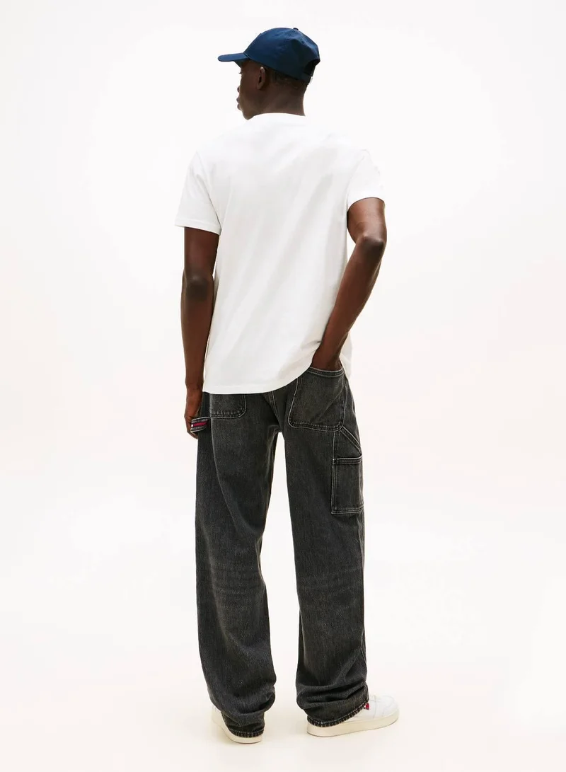 TOMMY JEANS 2-Pack Linear Logo Slim Jersey T-Shirts