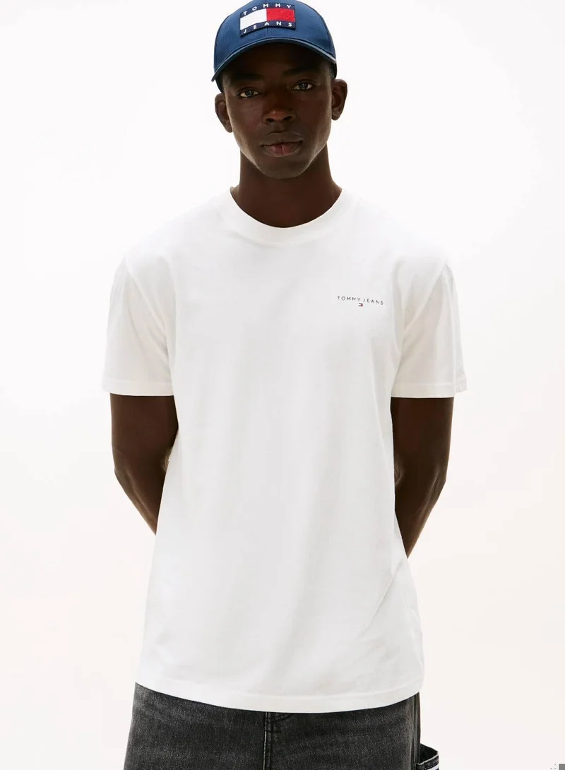 TOMMY JEANS 2-Pack Linear Logo Slim Jersey T-Shirts