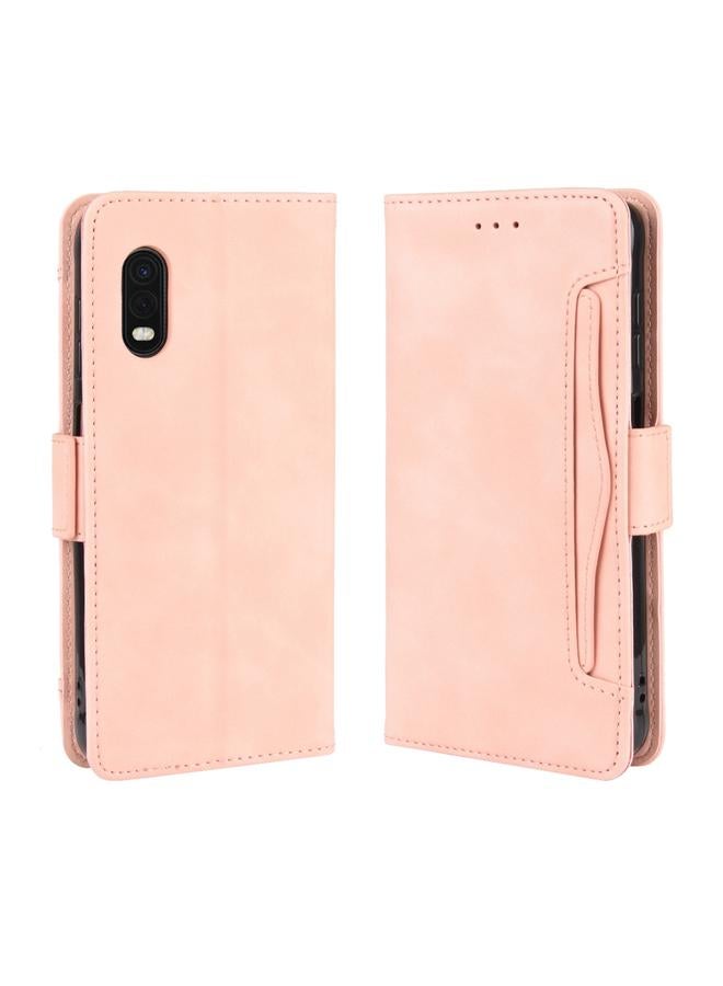 S-TOP Case For Galaxy Xcover Pro Wallet Style Skin Feel Calf Pattern Leather Case with Separate Card Slot - Image 1