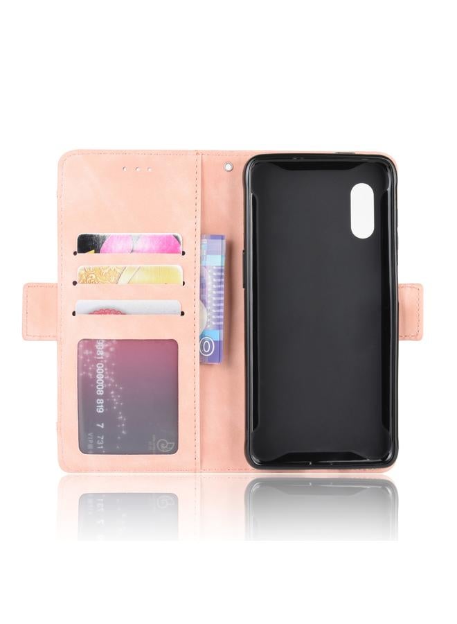 S-TOP Case For Galaxy Xcover Pro Wallet Style Skin Feel Calf Pattern Leather Case with Separate Card Slot - Image 4