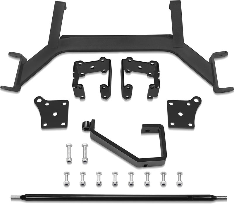 JY PERFORMANCE 6 Inch Drop Axle Lift Kits Compatible with 2001.5-2020 EZGO Golf Cart Electric TXT Models (4 Bolt Pattern) - Image 3