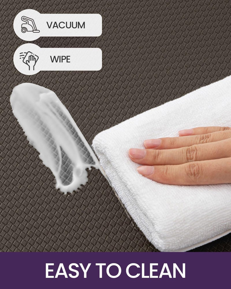 DEXI Kitchen Floor Mats Cushioned Anti Fatigue, 17x59, Standing Runner Rug Waterproof, Comfort Memory Foam Padded for Front Sink Laundry, Brown - Image 5