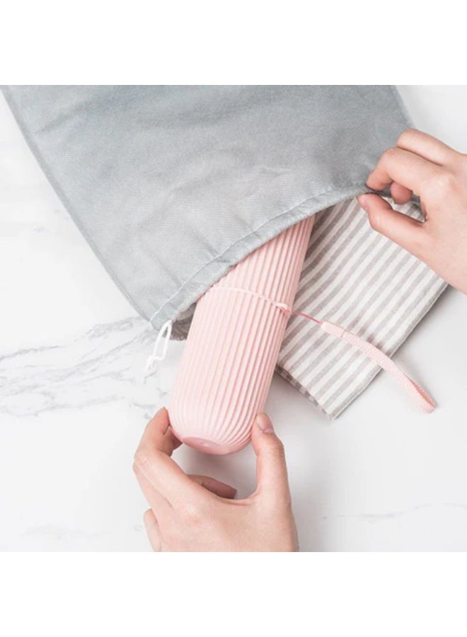 Portable Capsule Toothbrush and Toothpaste Holder 3Pcs, Travel Plastic Toothbrush Storage Case, Hygienic Toothbrush Box for Kids and Adults, Random Color - Image 4