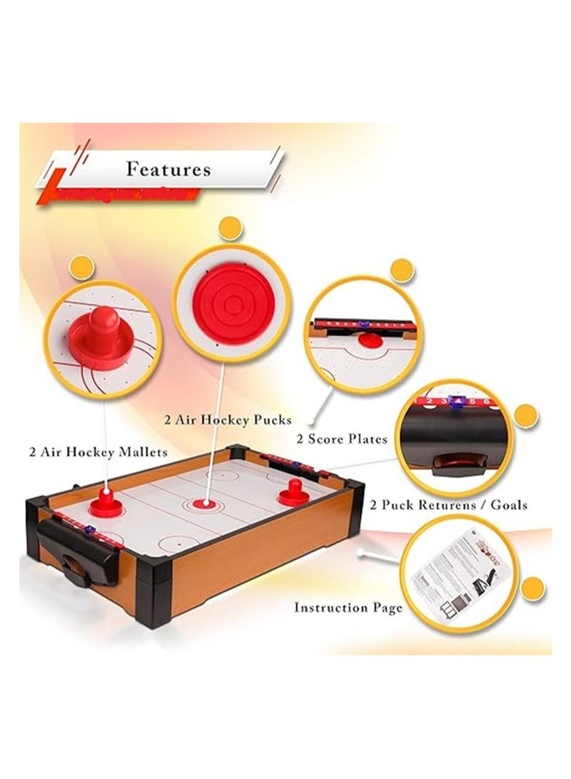 كيكو طاولة هوكي الهواء الصغيرة للأطفال من بوينت جيمز - لعبة طاولة الهوكي - ألعاب الأركيد والطاولة - كرات هوكي الهواء والمجاديف - هوكي رياضي محمول للأولاد والبنات - Image 3