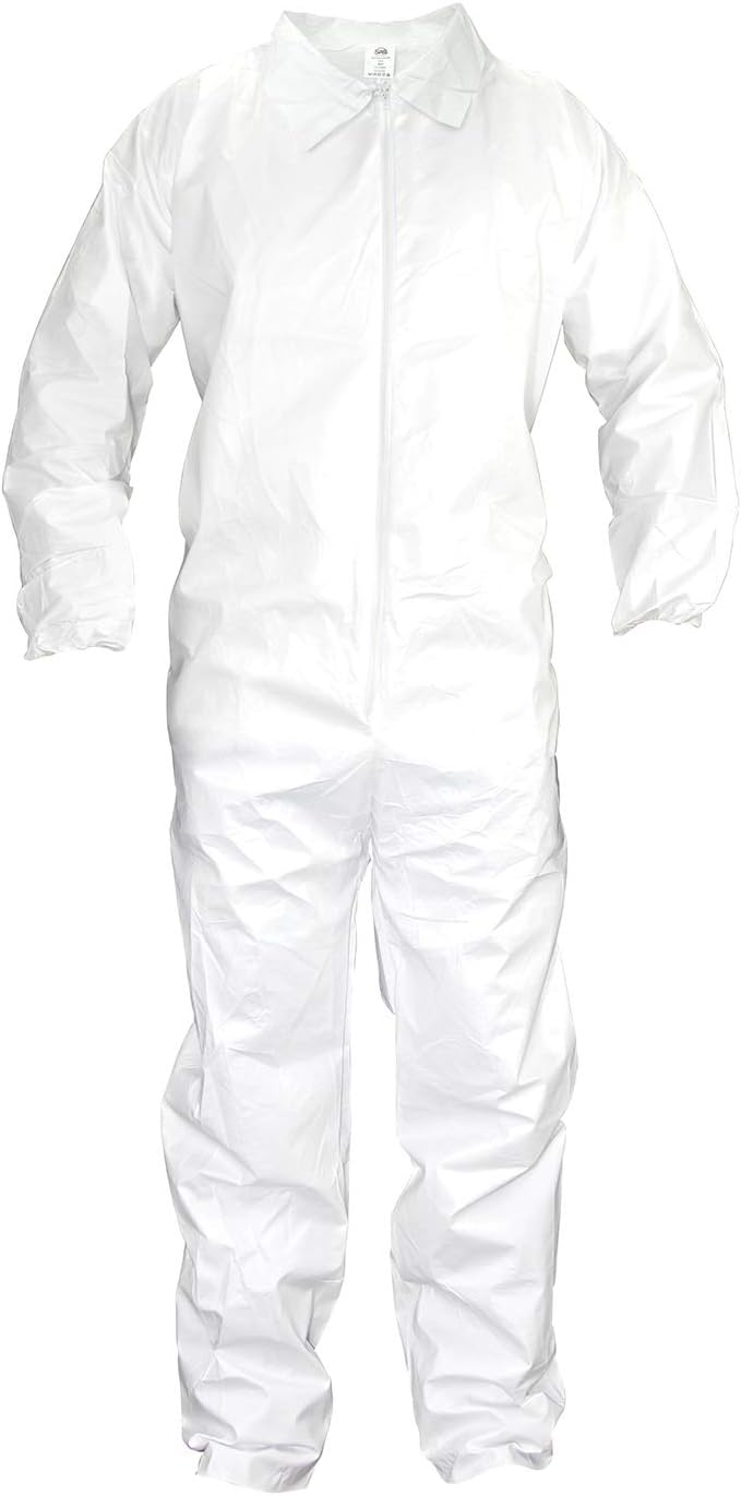 SAS Safety 6852 Gen-Nex All-Purpose Coverall, Medium, White - Image 1