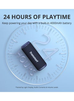 Tronsmart Tronsmart T7 Lite 24W Portable Outdoor Speaker, 24W Stereo Sound with Deep Bass, Bluetooth 5.3, IPX7 Waterproof, 24 Hours of Playtime, Custom EQ via App, Ultra Portable for carry - Blue  - Image 2