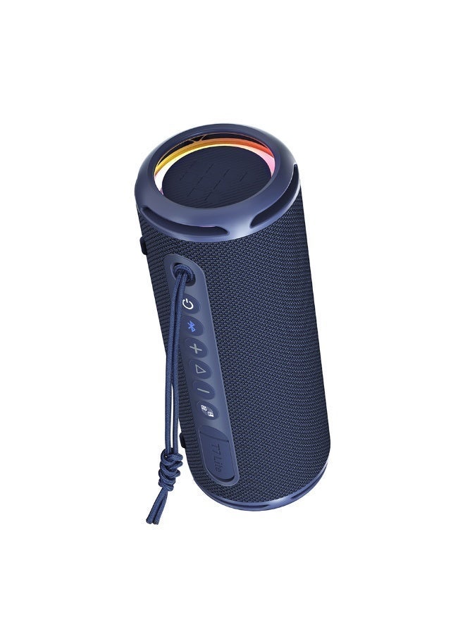 Tronsmart T7 Lite 24W Portable Outdoor Speaker, 24W Stereo Sound with Deep Bass, Bluetooth 5.3, IPX7 Waterproof, 24 Hours of Playtime, Custom EQ via App, Ultra Portable for carry - Blue - Image 2