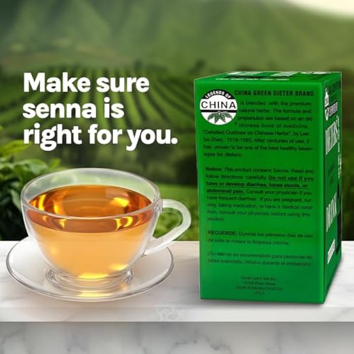 Uncle Lee's Tea شاي سينا من العم لي 3 عبوات - مشروب أخضر للحمية، خالي من الكافيين 100% طبيعي لدعم التخلص من السموم والهضم، 30 حبة لكل عبوة - Image 5
