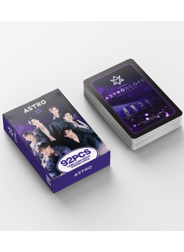 EHOME 92Pcs ASTRO Lomo Card And Sticker - Image 4