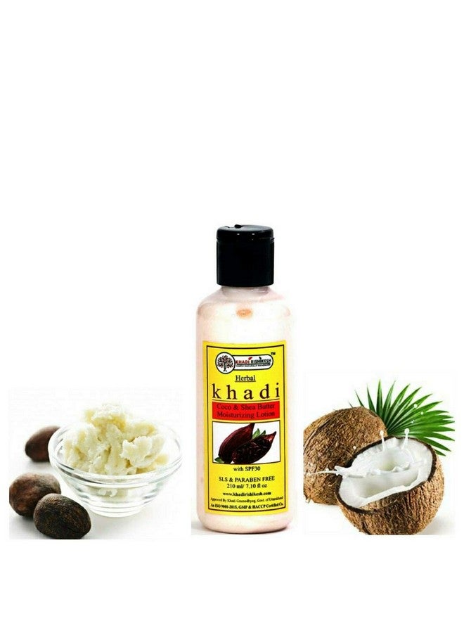 Khadi Rishikesh Ayurvedic Body Lotion Coco & Shea Butter Moisturizing Lotion Face & Body-à¤¤à¥à¤µà¤à¤¾ à¤à¥ à¤°à¥à¤à¥à¤ªà¤¨ à¤à¥ à¤²à¤¿à¤ à¤µà¤¿à¤à¤à¤° à¤¬à¥à¤¡à¥ à¤²à¥à¤¶à¤¨-Daily Use Full Body Moisturizer | Deep Nourish Body Lotion for Women & Men, Dry Skin,Paraben & Chemical Free- (à¤à¥à¤à¥à¤ à¤¶à¥à¤¯à¤¾ à¤¬à¤à¤° à¤¬à¤à¤° à¤®à¥à¤à¤¸à¥à¤à¤°à¤¾à¤à¤à¤¿à¤à¤ à¤¬à¥à¤¡à¥ à¤²à¥à¤¶à¤¨)- 210 ML - Image 1