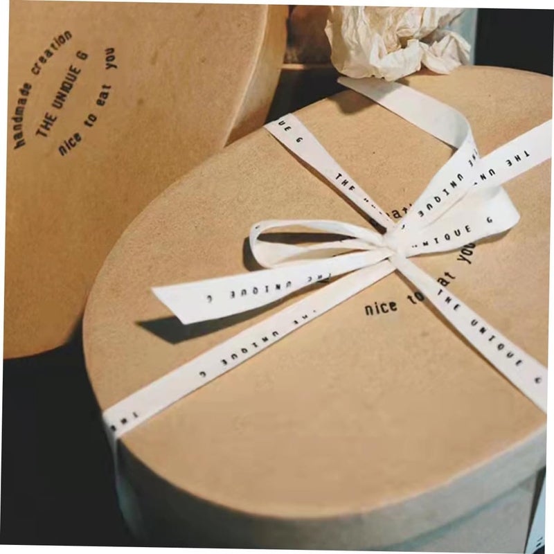 Garneck Oval Kraft Paper Dessert Box Large 24x18.5x10cm with Lid, Portable Baking Accessory for Cake and Cookie Storage, Household Bakery Take out Container - Image 5