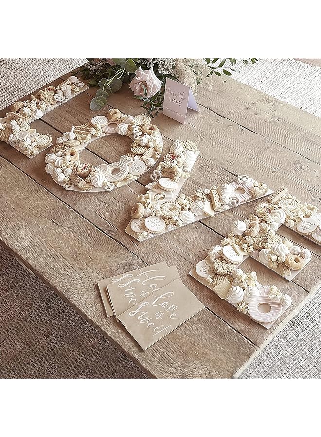 Ginger Ray Grazing Board Love Letters - Image 1