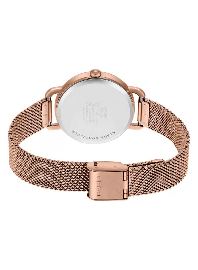 CASIO Stainless Steel Analog Watch LTP-E412MPG-1ADF - Image 2