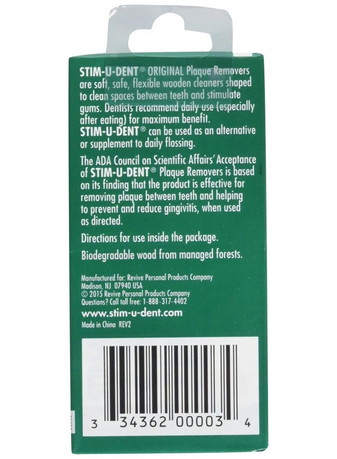 Stim-U-Dent Dental Picks, Mint, 100 Count (Pack of 6) - Image 2
