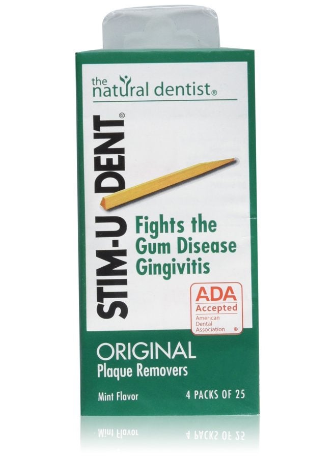 Stim-U-Dent Dental Picks, Mint, 100 Count (Pack of 6) - Image 1