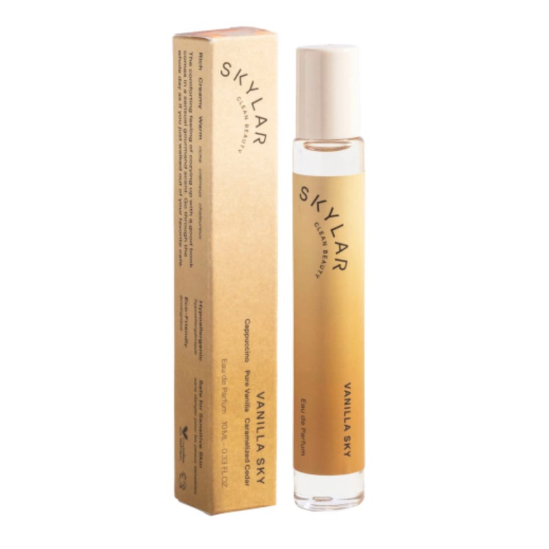 Skylar Vanilla Sky Eau de Parfum -Hypoallergenic & Clean Perfume for Women & Men, Vegan & Safe for Sensitive Skin-Notes of Cappuccino, Vanilla & Caramelized Cedar - 10mL /0.33 Fl oz - Image 1