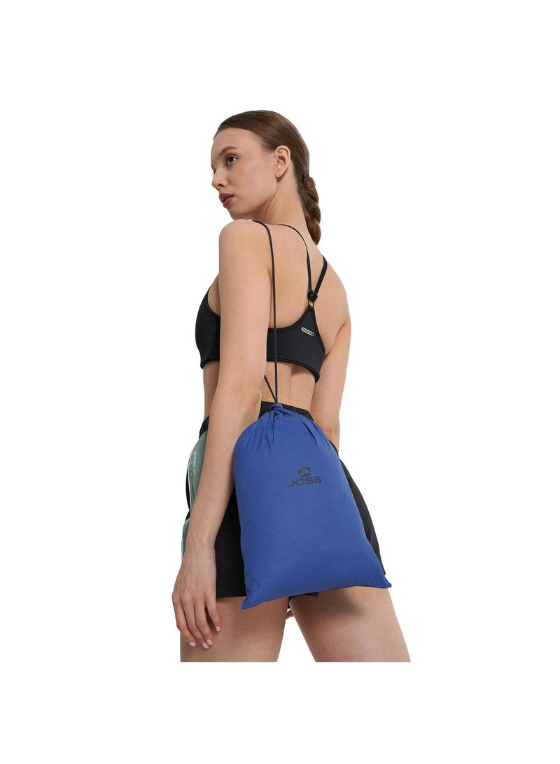 Joss One-Size Wet Bag Blue  Durable, Water-Repellent Nylon With Drawstring Lock For Pool And Beach Convenience - Image 3