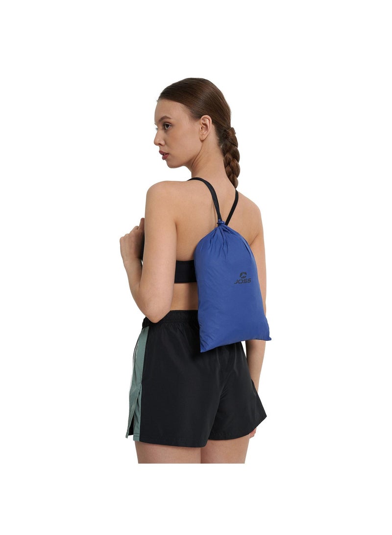 Joss One-Size Wet Bag Blue  Durable, Water-Repellent Nylon With Drawstring Lock For Pool And Beach Convenience - Image 2