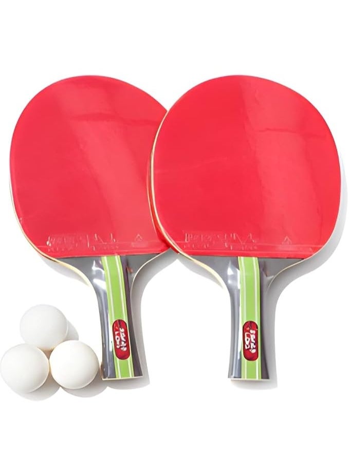 Tennis Spectrum Table Tennis Paddle Set with 2 Ping Pong Rackets, 3 Balls & Carrying Case, Professional Ping Pong Bat Set for Indoor Outdoor Play, Training. - Image 2