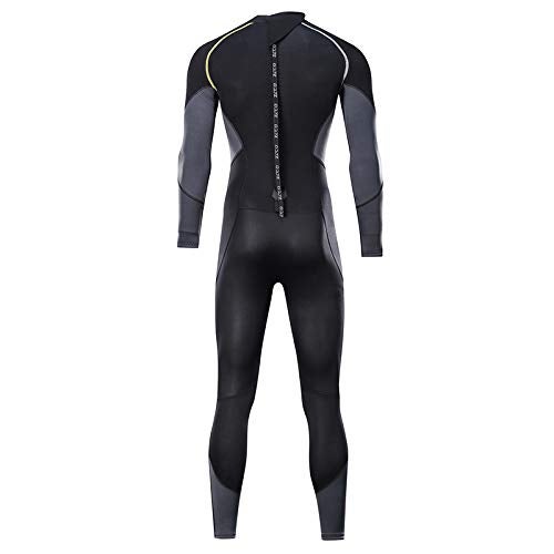 ZCCO Ultra Stretch 3mm Neoprene Wetsuit, Back Zip Full Body Diving Suit, one Piece for Men-Snorkeling, Scuba Diving Swimming, Surfing - Image 3