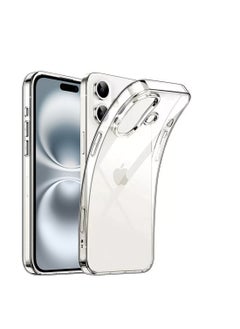 Techie Apple iPhone 16 Plus TPU Clear Case | Soft Corner, Slim, Shockproof, Anti-Fingerprint Transparent Cover  - Image 2