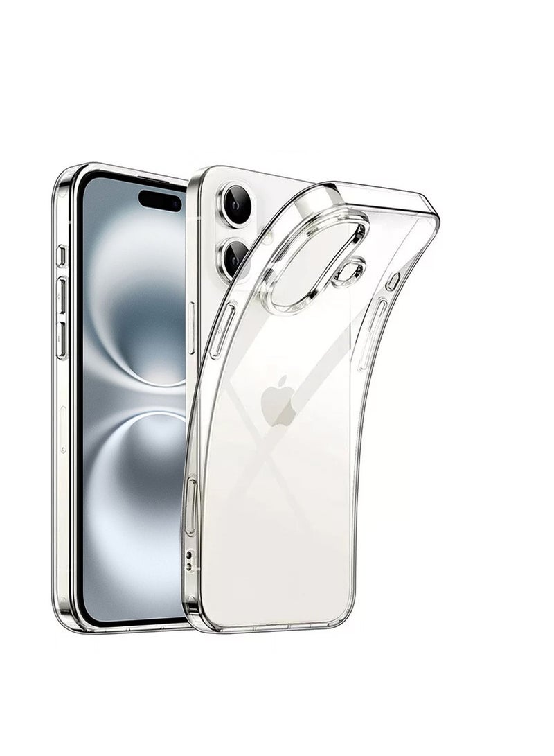 Techie Apple iPhone 16 Plus TPU Clear Case | Soft Corner, Slim, Shockproof, Anti-Fingerprint Transparent Cover - Image 2
