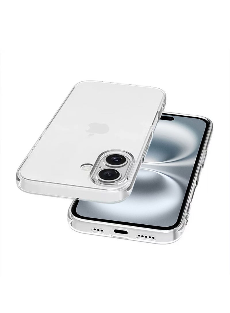 Techie Apple iPhone 16 Plus TPU Clear Case | Soft Corner, Slim, Shockproof, Anti-Fingerprint Transparent Cover - Image 3