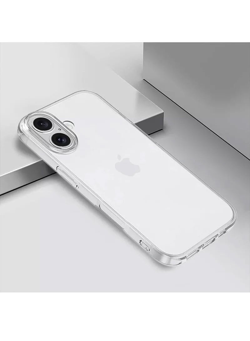 Techie Apple iPhone 16 Plus TPU Clear Case | Soft Corner, Slim, Shockproof, Anti-Fingerprint Transparent Cover - Image 4