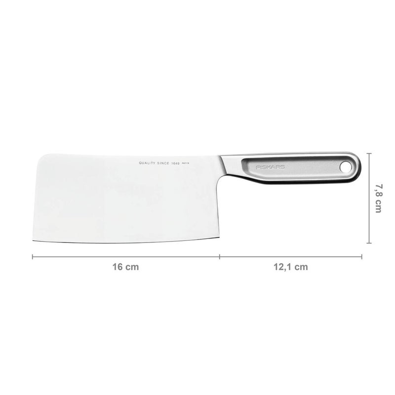 FISKARS Stainless Steel All Steel Cleaver Knife 16Cm 1062885 - Image 2