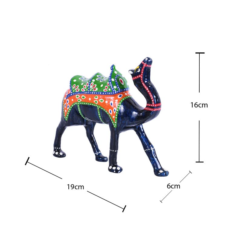 JAIPUR ACE JAIPUR ACE Handmade Camel Showpiece Figurine for Living Room Home Decor and Gift Purpose Decorative Showpiece Blue  - Image 2