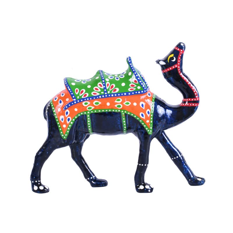 JAIPUR ACE JAIPUR ACE Handmade Camel Showpiece Figurine for Living Room Home Decor and Gift Purpose Decorative Showpiece Blue  - Image 1