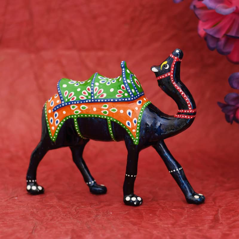 JAIPUR ACE JAIPUR ACE Handmade Camel Showpiece Figurine for Living Room Home Decor and Gift Purpose Decorative Showpiece Blue  - Image 4