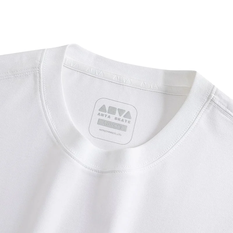 Anta white Diary of Skater Short-Sleeve T-Shirt for Women | Best Price UAE