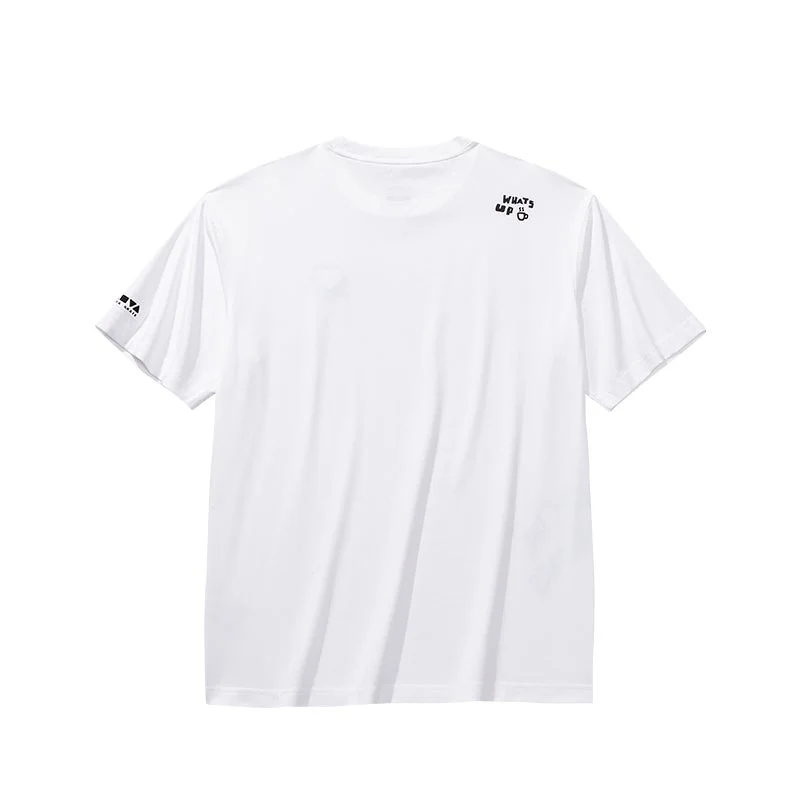 Anta white Diary of Skater Short-Sleeve T-Shirt for Women | Best Price UAE