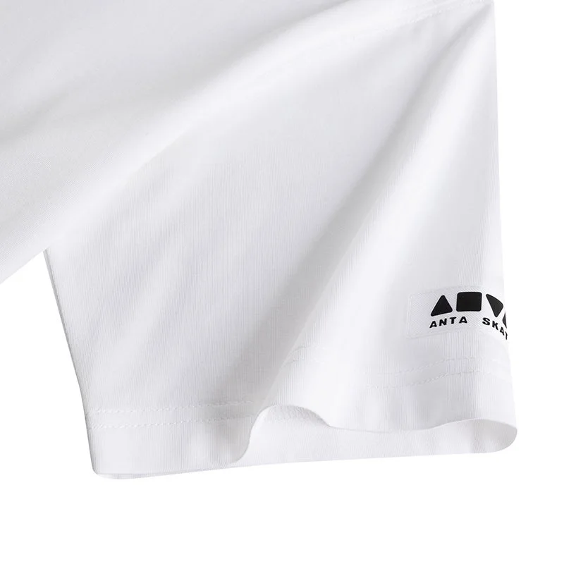 Anta white Diary of Skater Short-Sleeve T-Shirt for Women | Best Price UAE