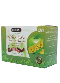 Ultra Slim Hyman Ultra Slim Green Apple Slimming Tea Box, 12 Count 