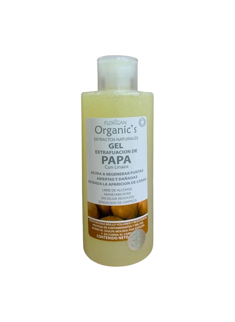Florigan - Protein Fortified Hair Gel Fortalecedor de Papa 500ml Florigan - Image 1