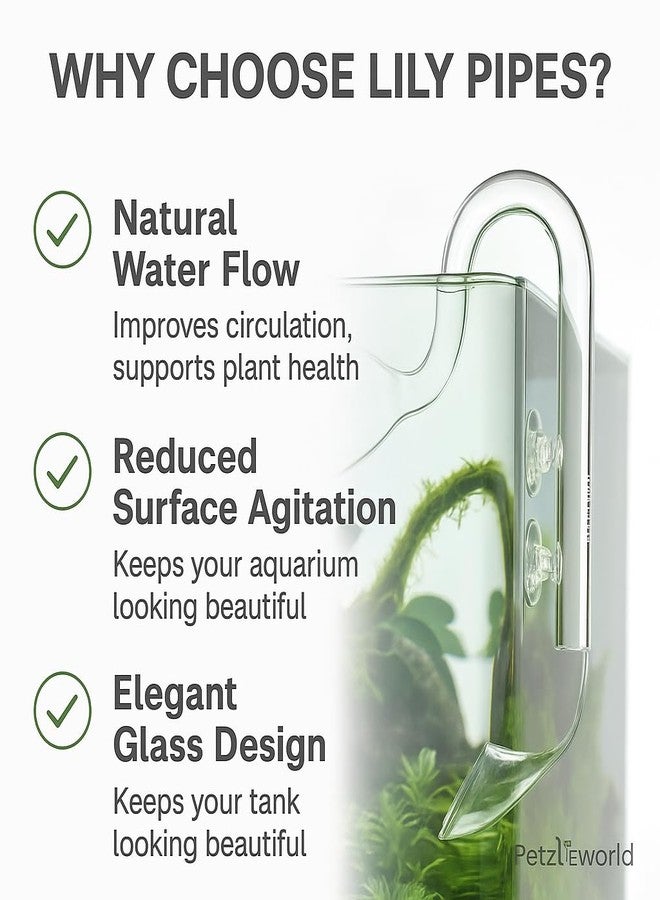 أنبوب مدخل/مخرج زنبق الماء لحوض السمك من VAYINATO® لفلتر العلبة (13 مم) من Petzlifeworld - Image 3