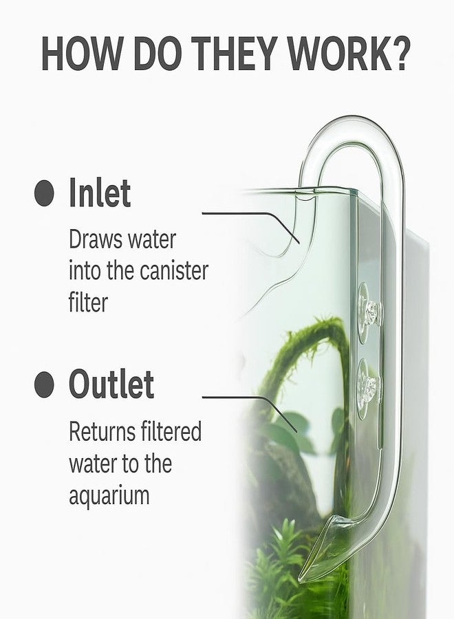 أنبوب مدخل/مخرج زنبق الماء لحوض السمك من VAYINATO® لفلتر العلبة (13 مم) من Petzlifeworld - Image 4