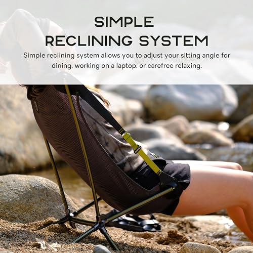 NEMO Equipment Nemo Moonlite Reclining Camp Chair Hazy Aqua - Image 3