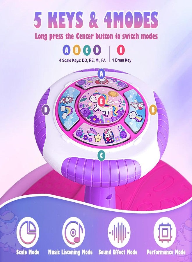 VROGTIK Sit and Spin Toys for Toddlers 1-3 Girls, 360° Toddler Spinning Seat with LED Lights and Music Christmas Birthday Gift for 1 2 3 Years Old Girl Sensory Toys Toddler Activities - Image 4