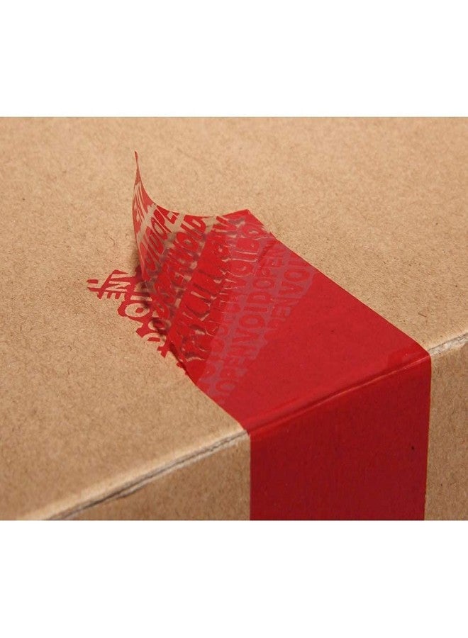 Globe Tech Void and Temper Proof Evident Security Red Colour Tape (25 mm X 50 Meter) - Image 3