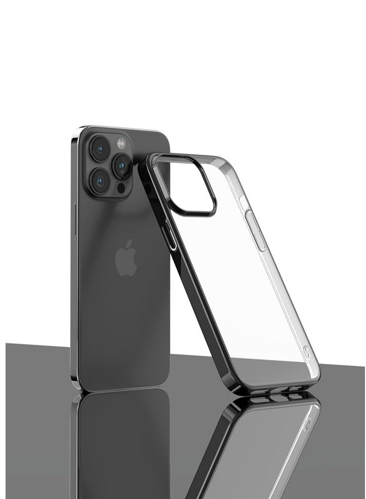 devia Devia iPhone 15 Pro Case Clear Drop and Scratch Resistant The protective case is specially designed to withstand drops from a height of up to 1.2 meters in black - Image 1