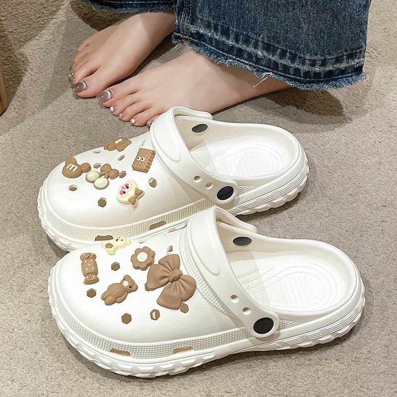 Boys Girls EVA Home Sandals White [candy pack of 10]