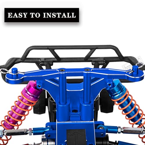 hopsupRC RC Aluminum Front & Rear Body Mounts Upgrades Part for 1/10 Senton 3S Blx/Senton Mega 550 RC Car,Alloy Front & Rear Body Mounts,Navy Blue - Image 3